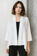 IC Collection Textured Open Front Jacket-IC-5741J