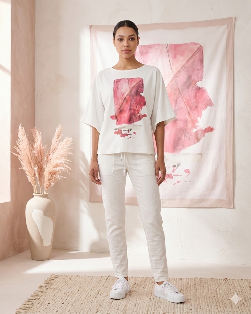 Alembika Snake Iconic Stretch Jeans, White-SP526W