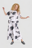 Alembika Urban Fleeting Ruffle Tee, Cloud-UT131C