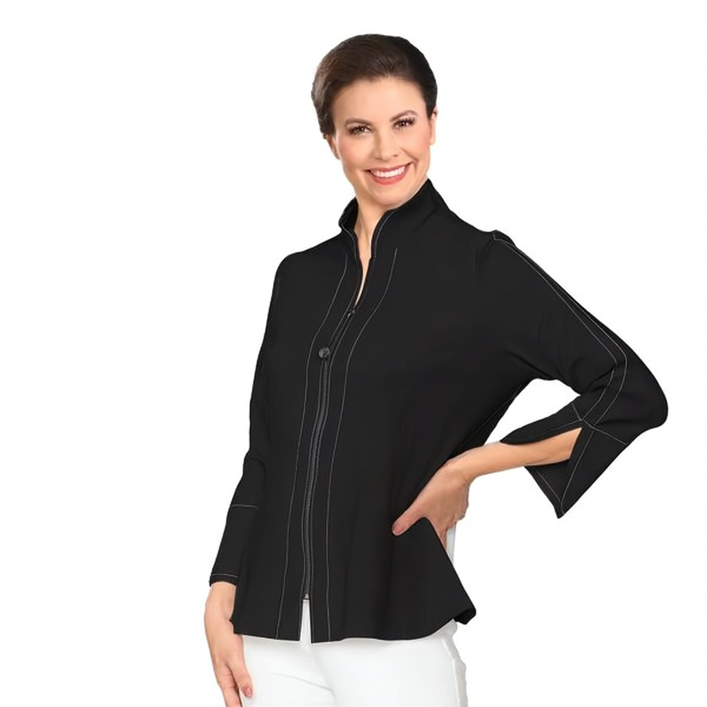 IC Collection Stitch Zip Front Jacket | Unique Apparel USA