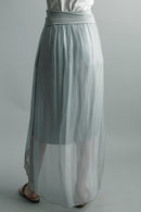 Tempo Paris Asymmetrical Silk Skirt - 6073P
