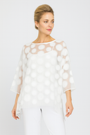 IC Collection Two Piece Spiral Mesh Top-IC-4685T