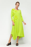 IC Collection Rosette Dress-IC-6153D
