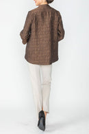 IC Collection Crinkle One Button Jacket-6288J-DUP