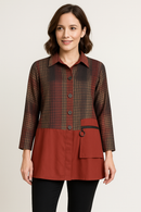 Button Down Zipper Jacket 5421J