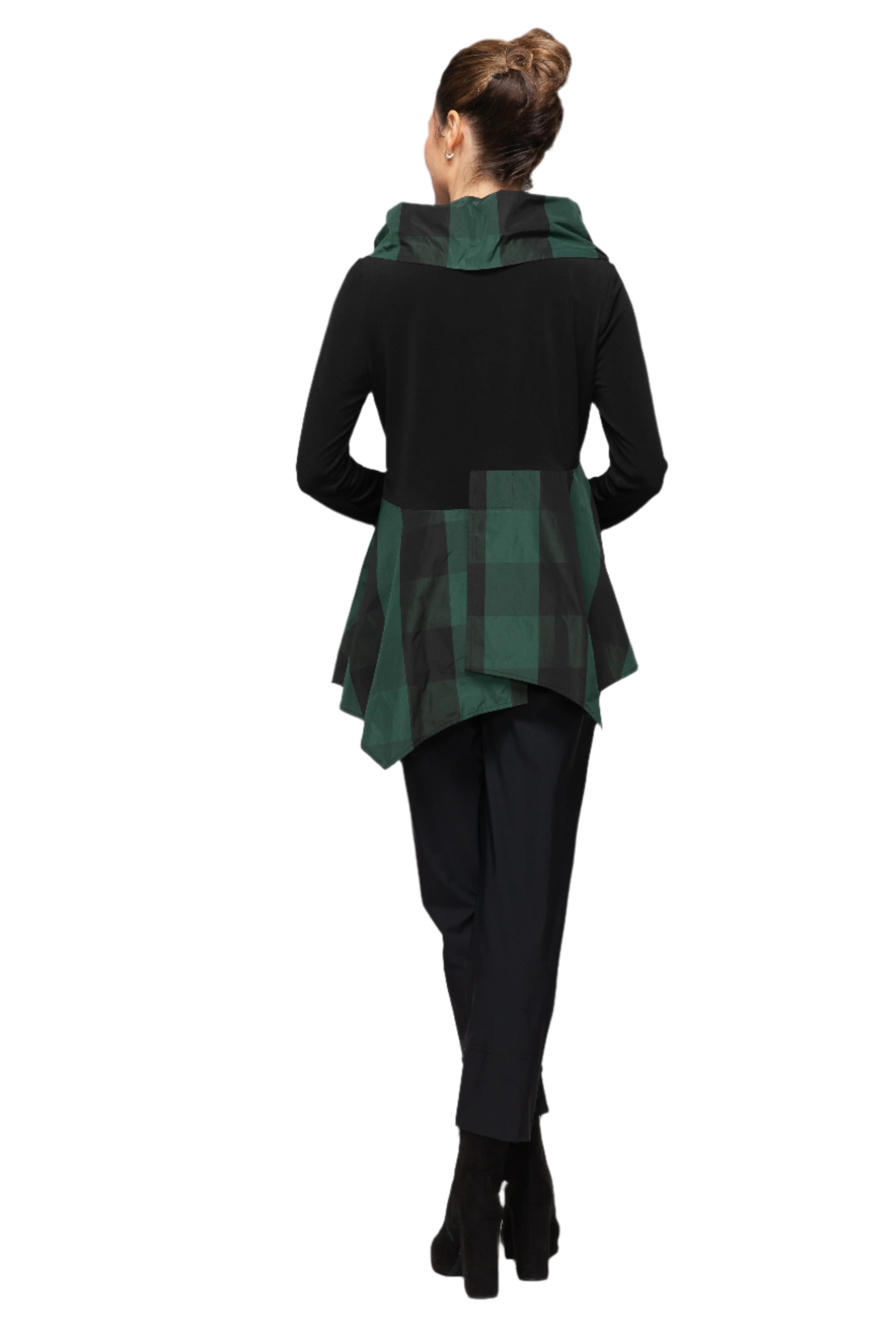 IC Collection Turtleneck Asymmetrical Top-6412T