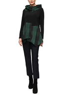 IC Collection Turtleneck Asymmetrical Top-6412T
