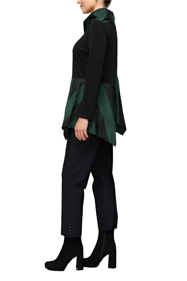 IC Collection Turtleneck Asymmetrical Top-6412T