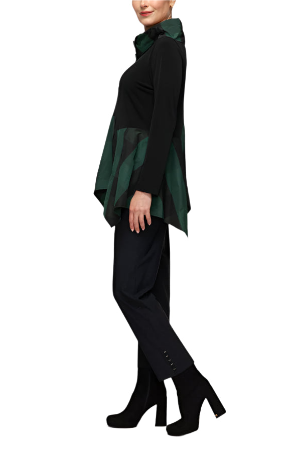 IC Collection Turtleneck Asymmetrical Top-6412T