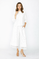 IC Collection Cinch Sleeve Top-7822T