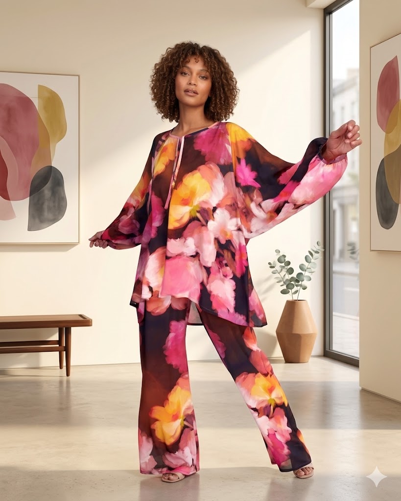 Alembika Eden Blouse, Bloom-RT365B