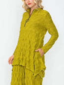 IC Collection Honeycomb Side Drape Tunic-IC-6631T