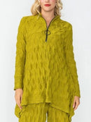 IC Collection Honeycomb Side Drape Tunic-IC-6631T