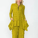 IC Collection Honeycomb Side Drape Tunic-IC-6631T