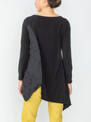 IC Collection Asymmetrical Top With Bow Pocket-IC-6641T
