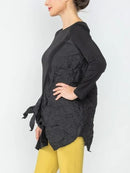IC Collection Asymmetrical Top With Bow Pocket-IC-6641T