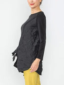 IC Collection Asymmetrical Top With Bow Pocket-IC-6641T
