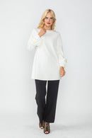 IC Collection Floral Sleeve Tunic-IC-6698T