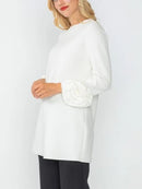 IC Collection Floral Sleeve Tunic-IC-6698T