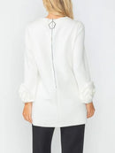 IC Collection Floral Sleeve Tunic-IC-6698T