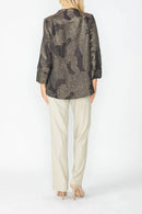 IC Collection One Button Shimmer Jacket-IC-6706J
