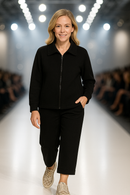 IC Collection Scuba Zip Up-C1049J