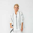 IC Collection Crackle Multi Zip Top-6786T