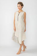 Handkersheif Crackle Hem Dress-6791D