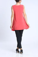 IC Collection Sleeveless Tunic- IC-6822T