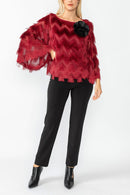 IC Collection Wave Feather Top-IC-6967T