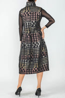 IC Collection Sleeveless Domino Dress-IC-6977D