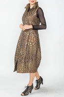 IC Collection Sleeveless Domino Dress-IC-6977D