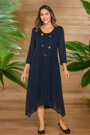 By JJ Crinkle Mesh Long Tunic or Dress-ME-305