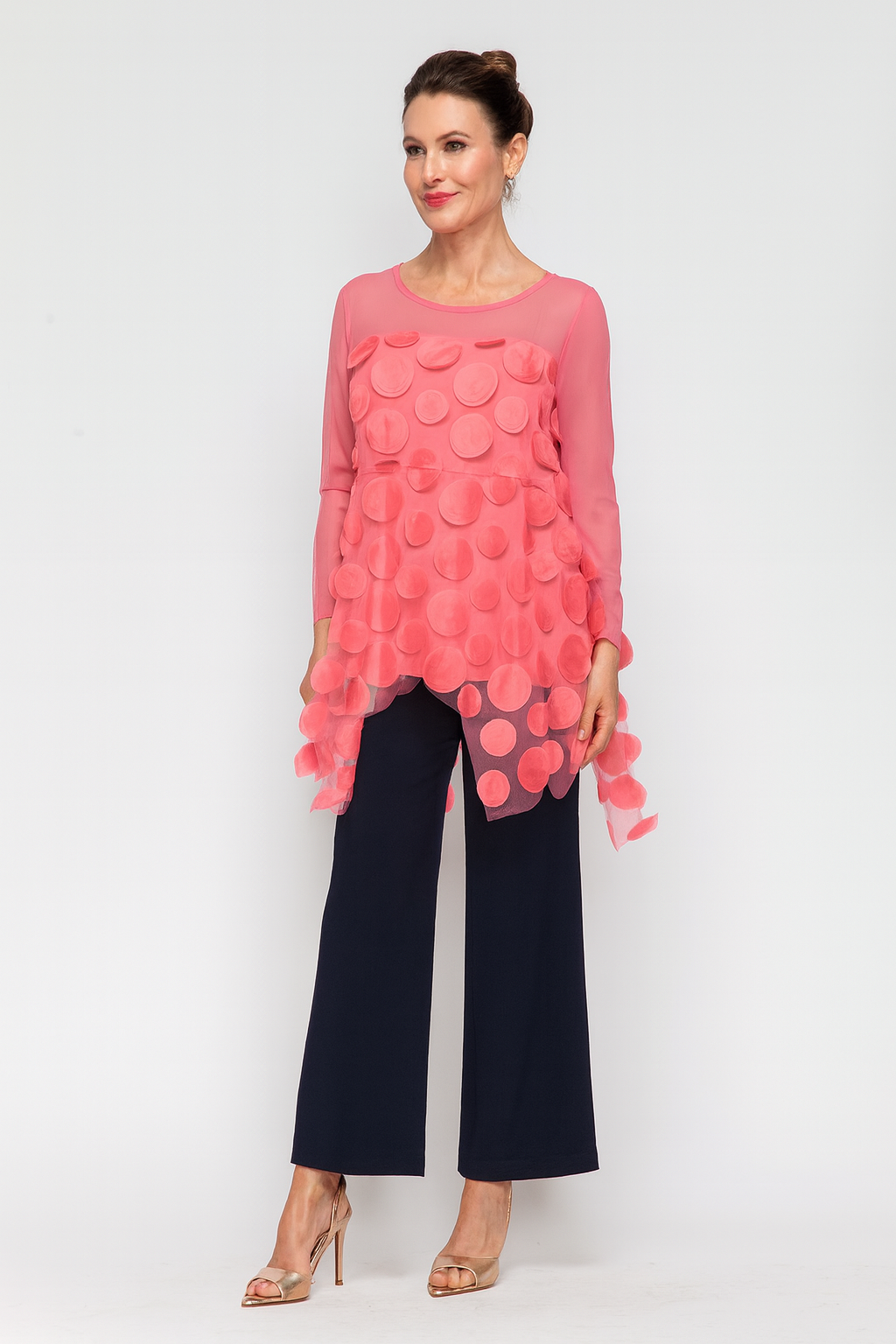 IC Collection  Petal Sleeve Top 6495T