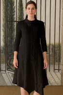 IC Collection Organdy Stand Collar Dress-IC-4705D