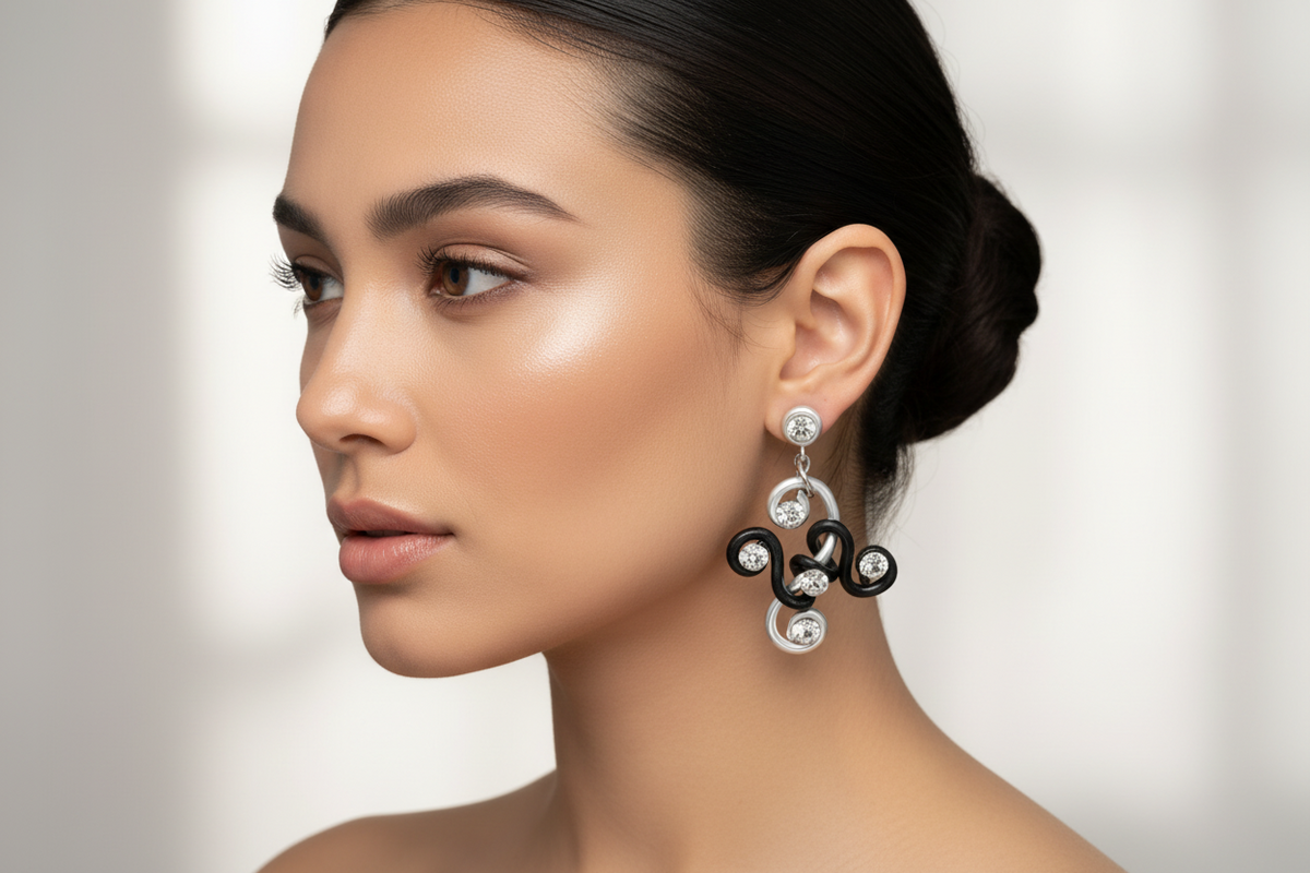 Jeff Lieb Swarovski Crystal Earrings | Made in USA Designer Jewelry ...