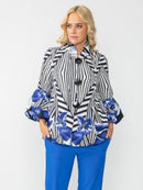 IC Collection Floral Illusion Jacket-IC-7046J