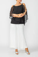 IC Collection Open Shoulder Top-IC-7050T