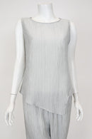 Textured Sleeveless Tank Top-7054T
