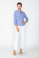 IC Collection Stand Collar Short Jacket-7073J