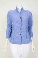 Stand Collar Short Jacket-7073J
