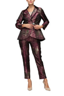 IC Collection Geo Metallic Blazer-7131J