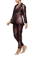 IC Collection Geo Metallic Blazer-7131J