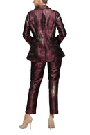 IC Collection Geo Metallic Blazer-7131J