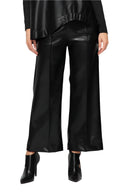 IC Collection Luxe Noir Faux Leather Pant-2191P