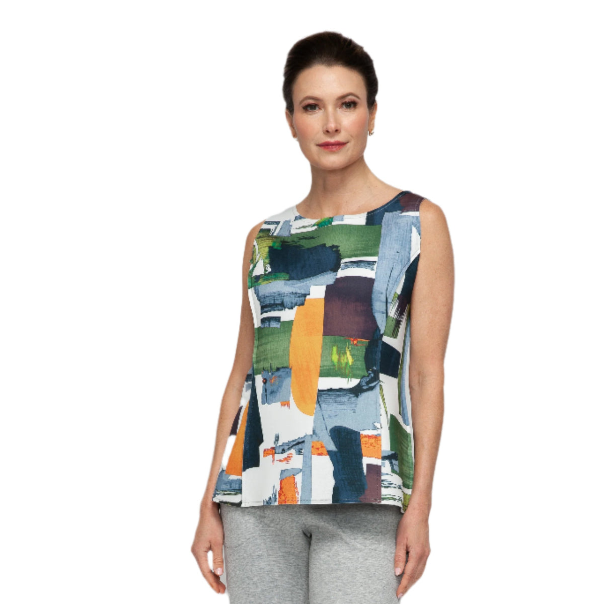 IC Collection Reversible Artist Print Top-7461T – Unique Apparel USA