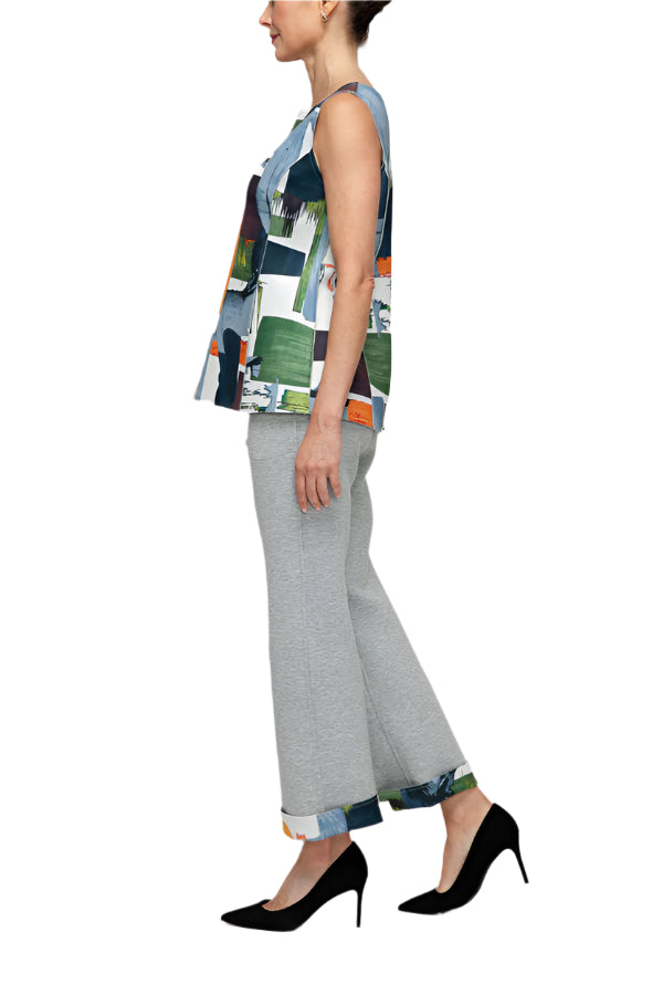 IC Collection Reversible Artist Print Top-7461T