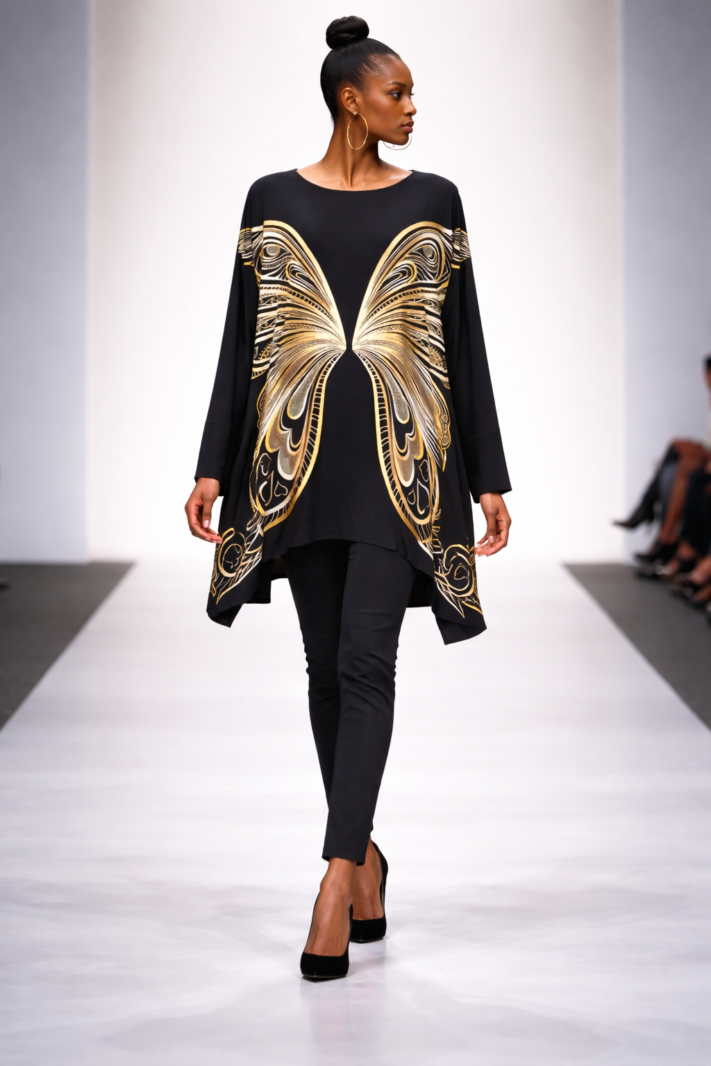 Eva Varro Wings Print Pullover-T12550NC-BETTY