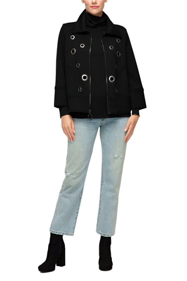 IC Collection Statement Eyelet Detail Jacket- 7170J