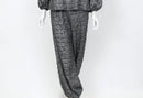 IC Collection Textured Wide-Leg Pants-7207P